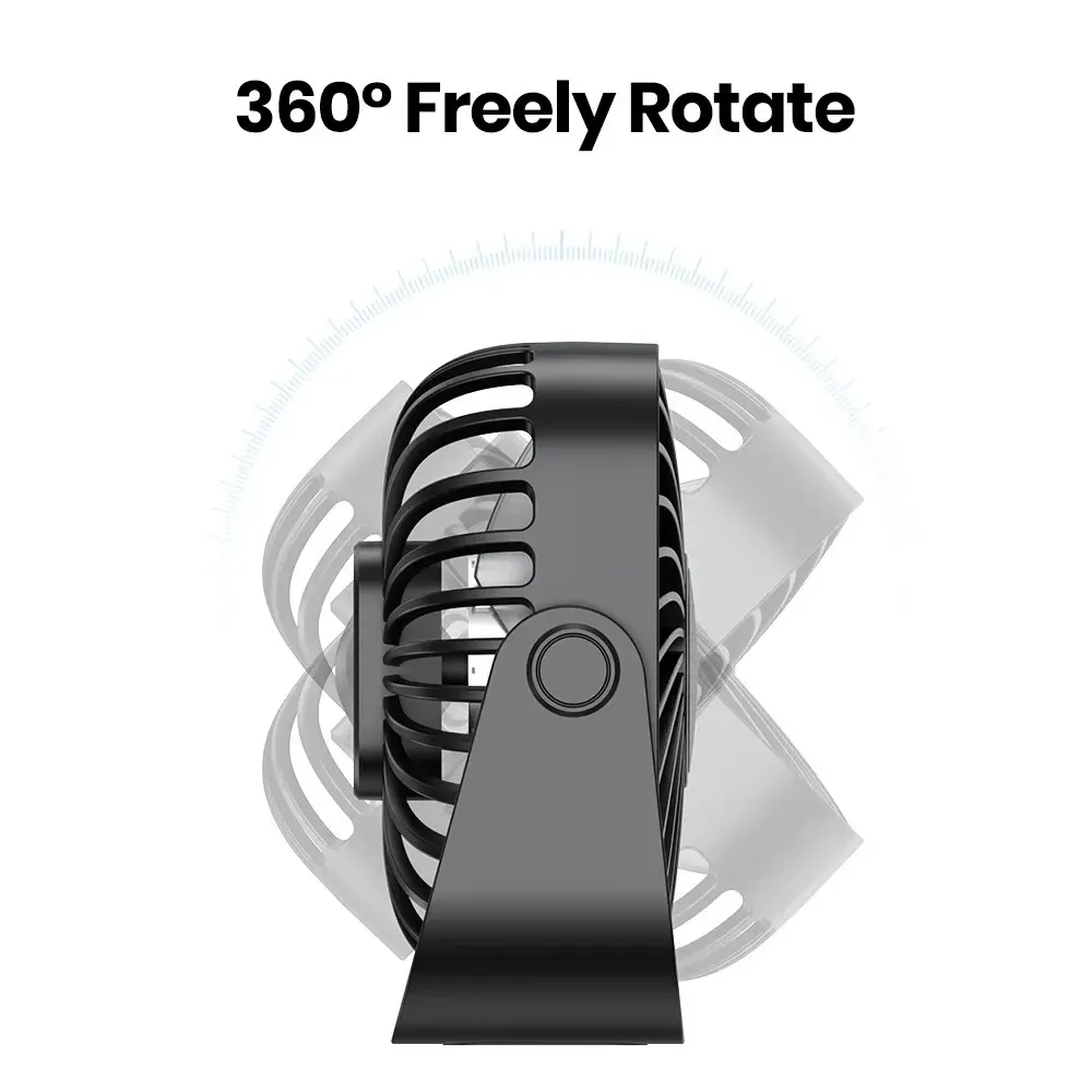 TOPK K52 4-Inch USB Mini Desk Fan