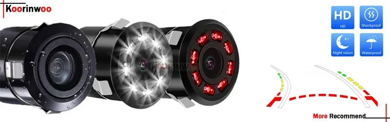 Koorinwoo 4-Sensor Visible Rear Parking Radar Kit