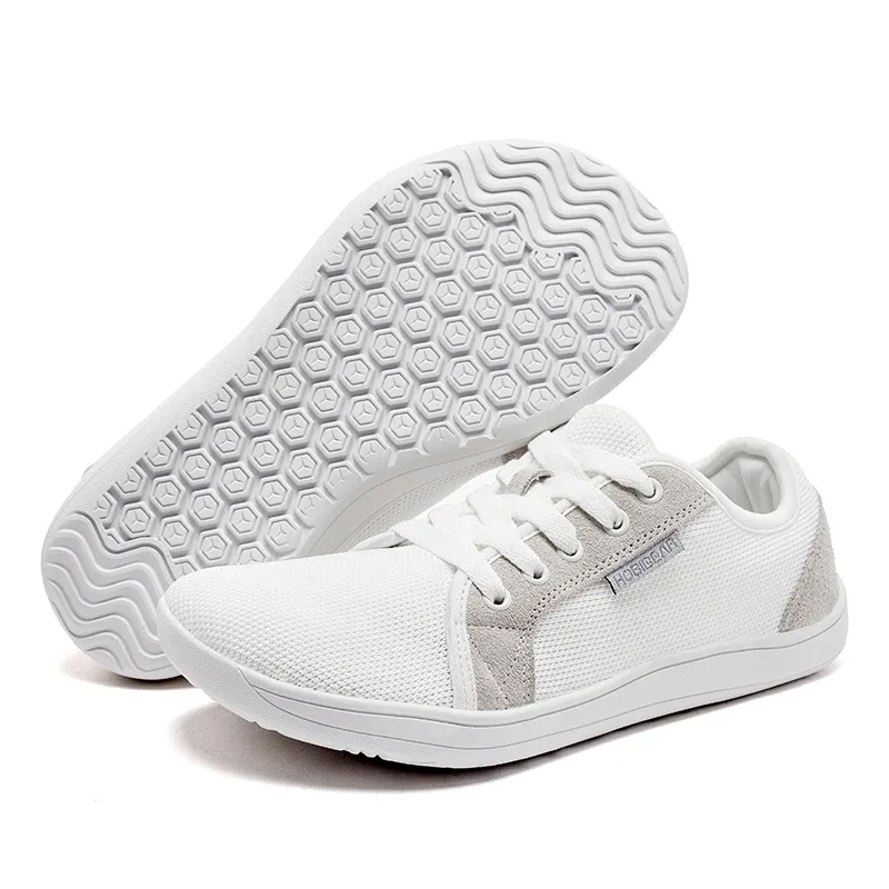 HOBIBEAR Wide-Toe Zero-Drop Mesh Casual Sneakers