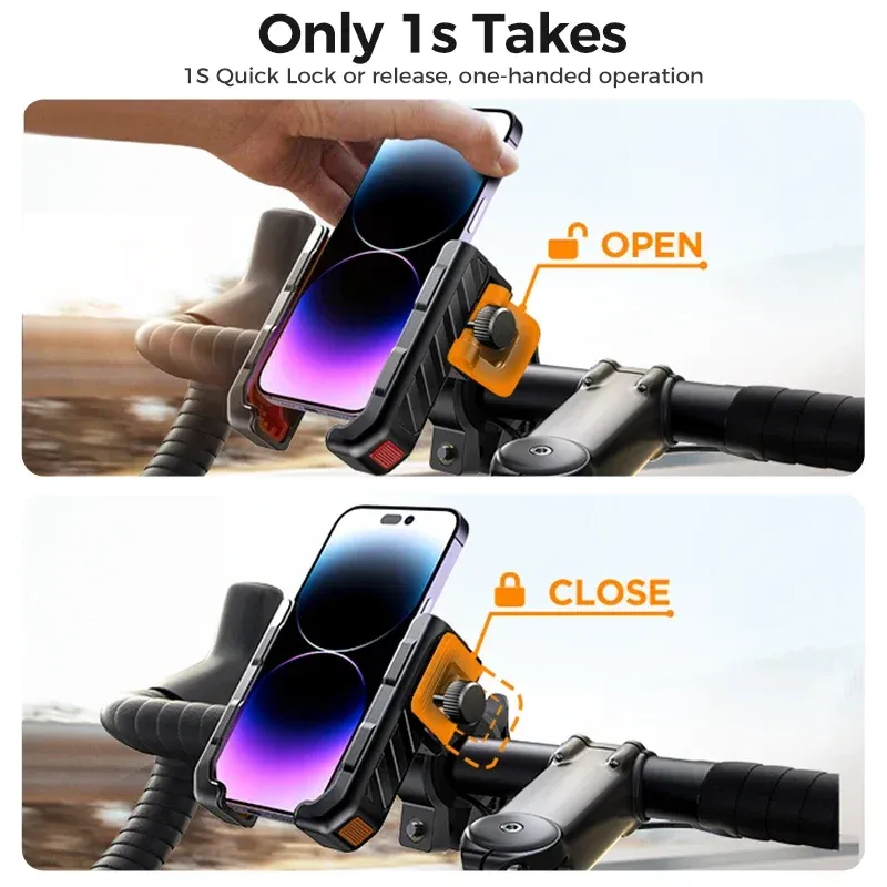Joyroom Half-Enclosure Universal Phone Mount for Bikes and Motorcycles