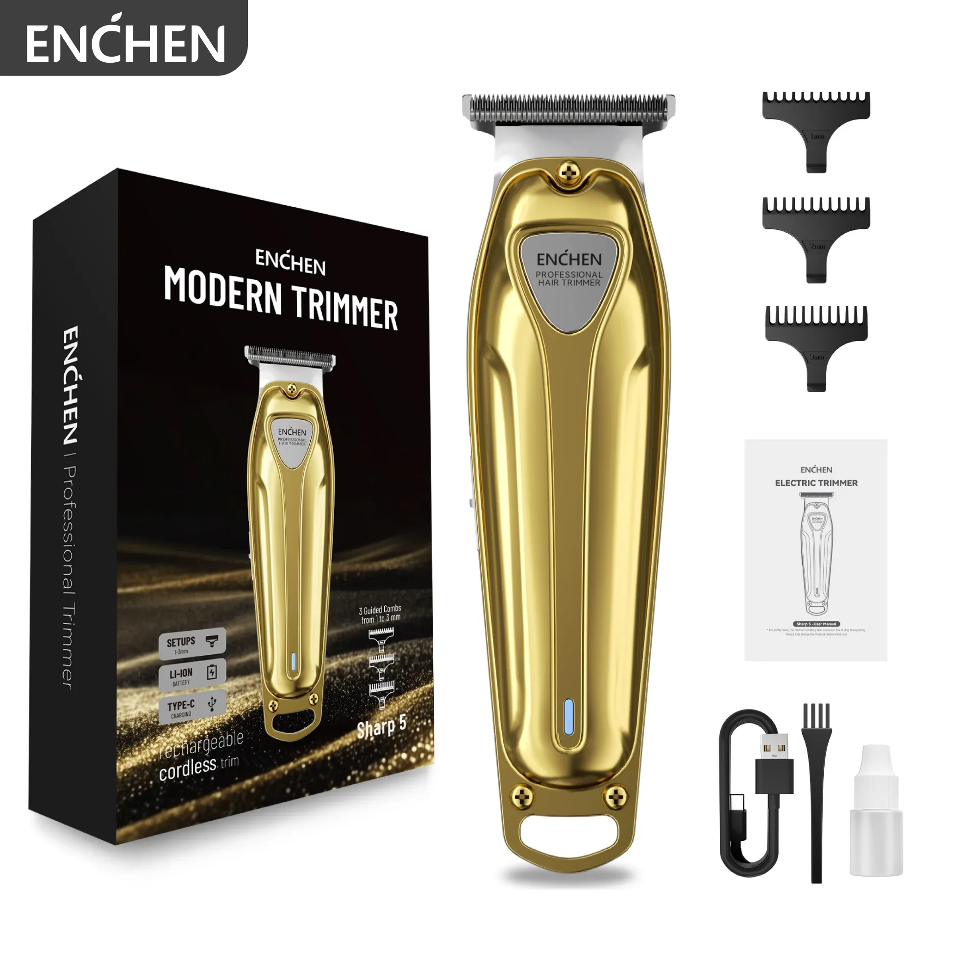 ENCHEN Sharp 5 Cordless Beard and Hair Trimmer