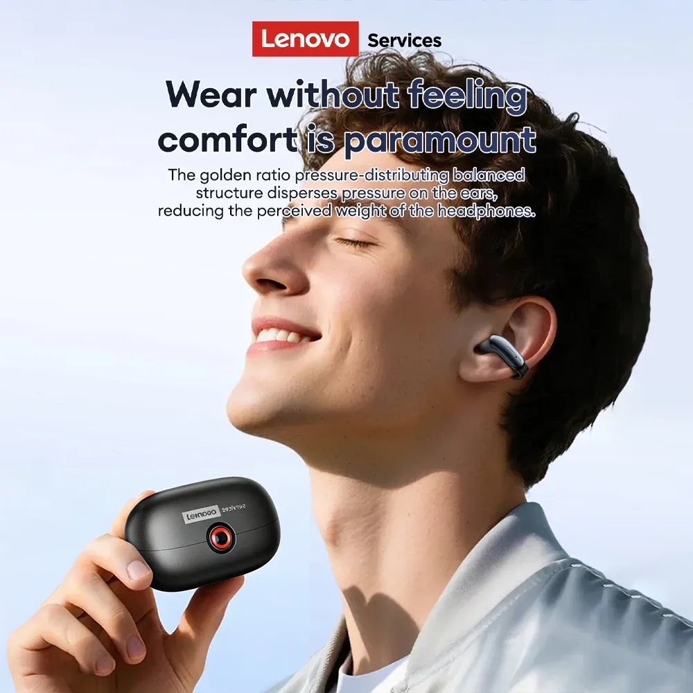 Lenovo LES-108 Bone Conduction Ear Clip Wireless Earbuds