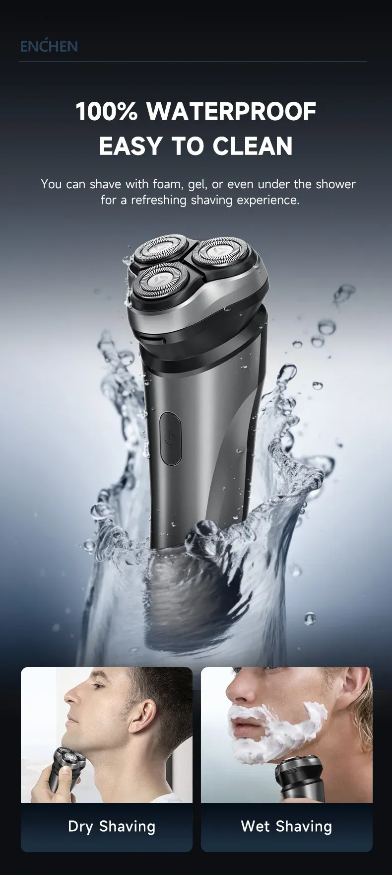 ENCHEN BlackStone Max 3D Rotary Electric Shaver