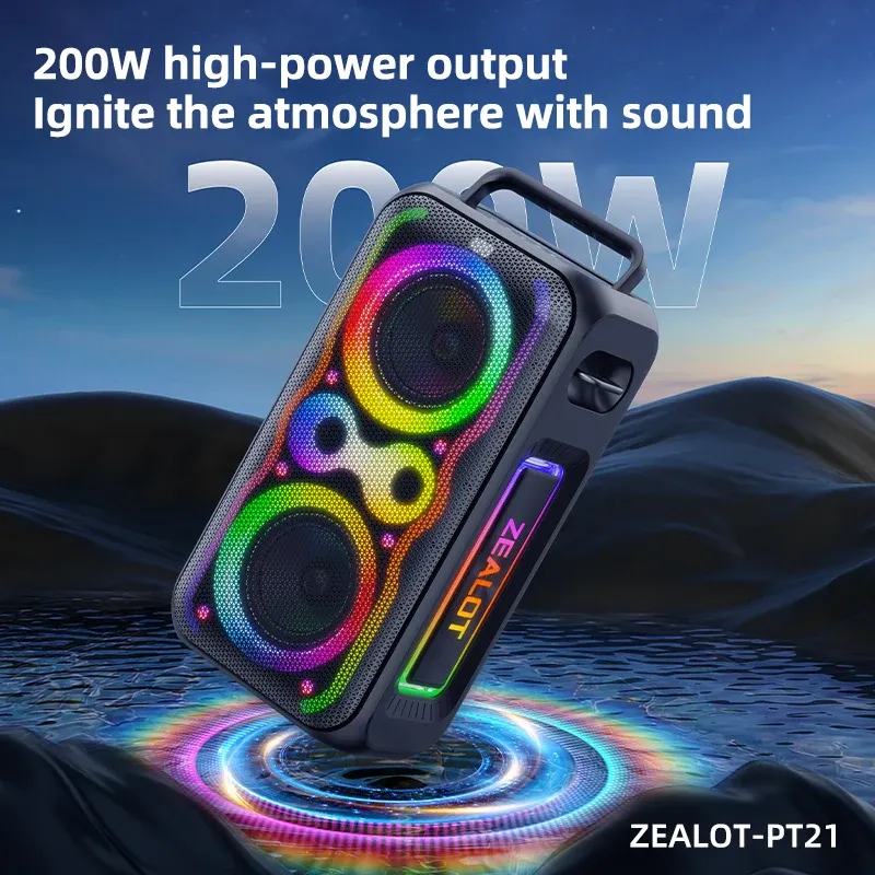 Zealot PT21 200W Portable Bluetooth Party Speaker