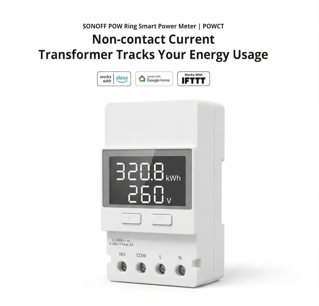 SONOFF POWCT 100A smart energy monitor