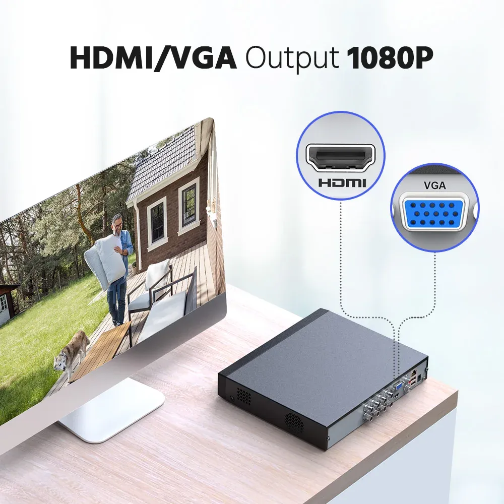 ANNKE 3K 5MP Lite 8-Channel Hybrid DVR Recorder