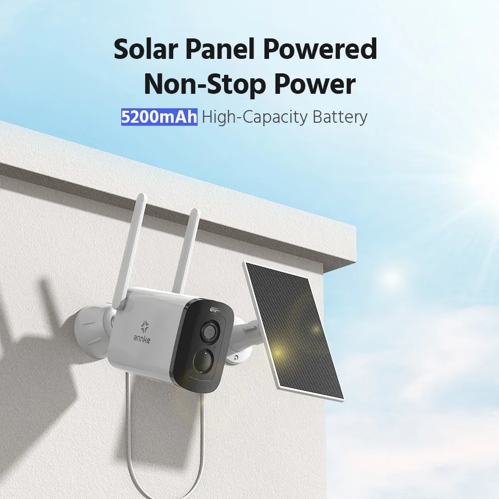 ANNKE 4MP Solar Wireless NVR Camera Kit