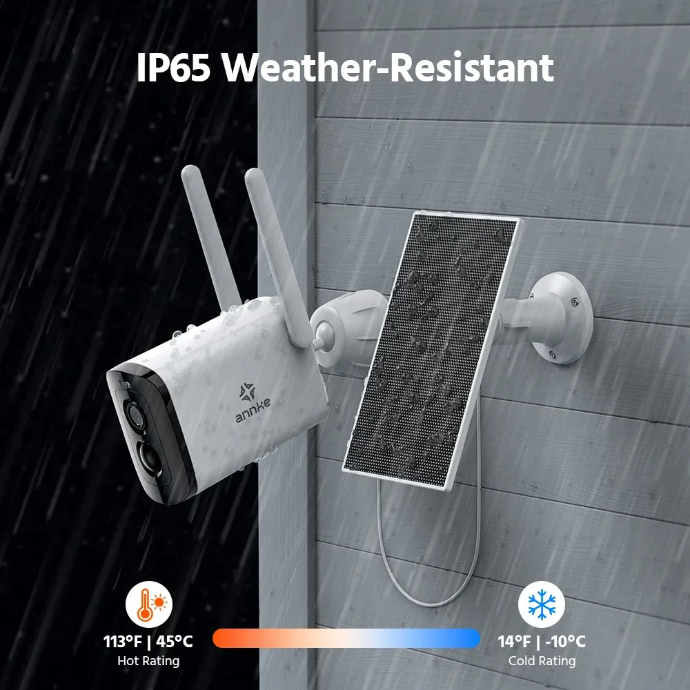 ANNKE 4MP Solar Wireless NVR Camera Kit