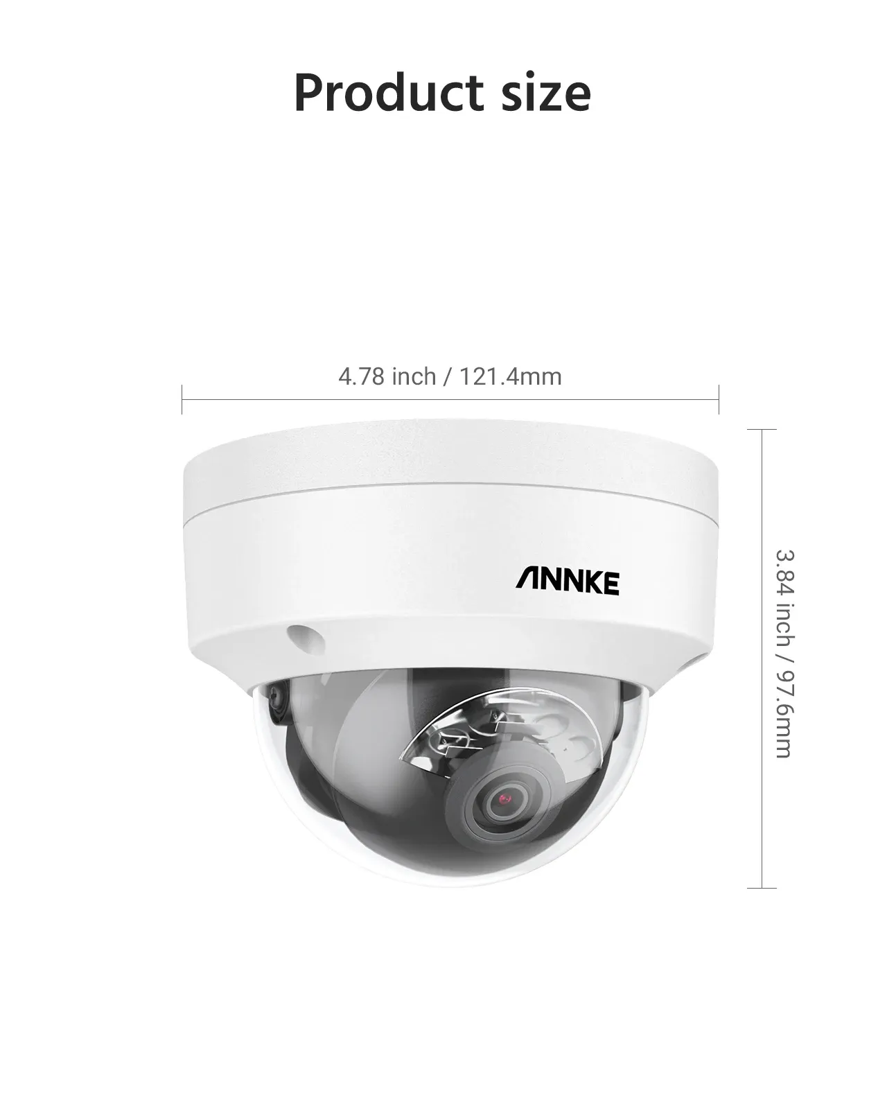 ANNKE 12MP Dual-Light PoE Outdoor Bullet Camera