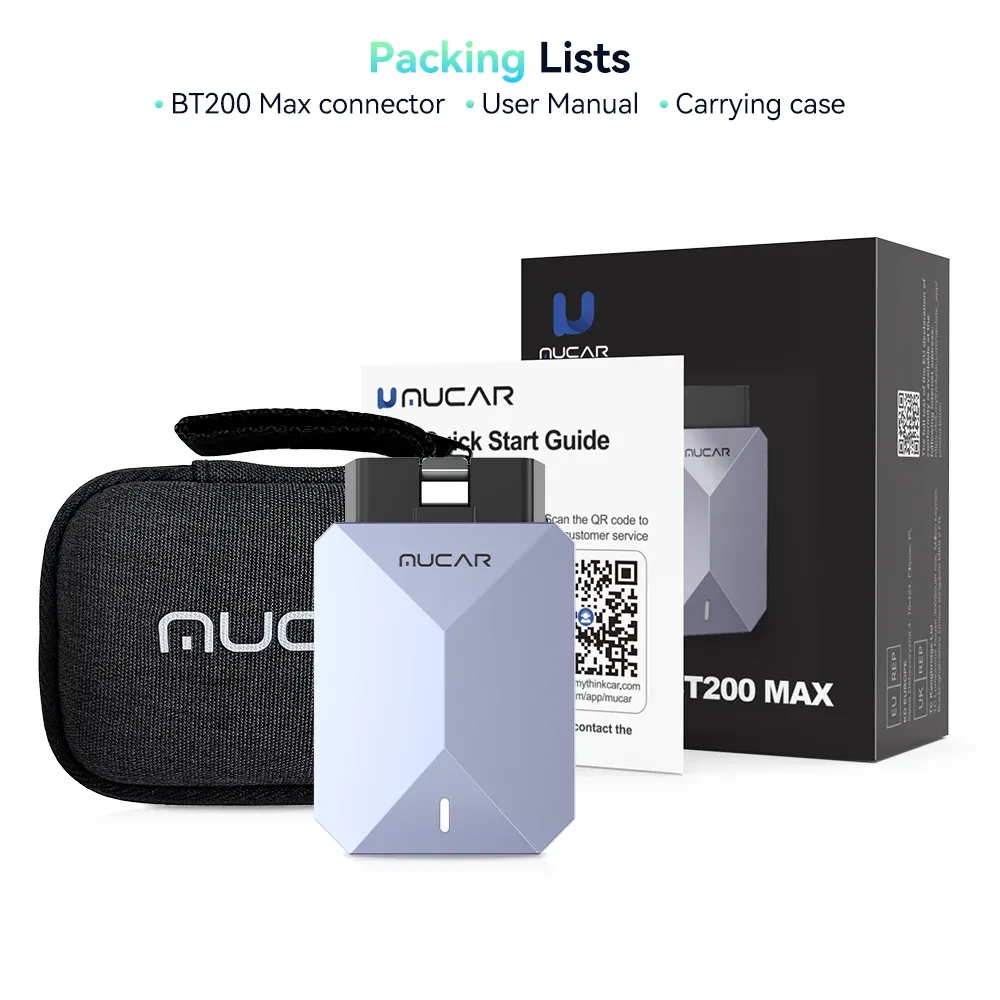 MUCAR BT200 MAX AI OBD2 Bluetooth Scanner