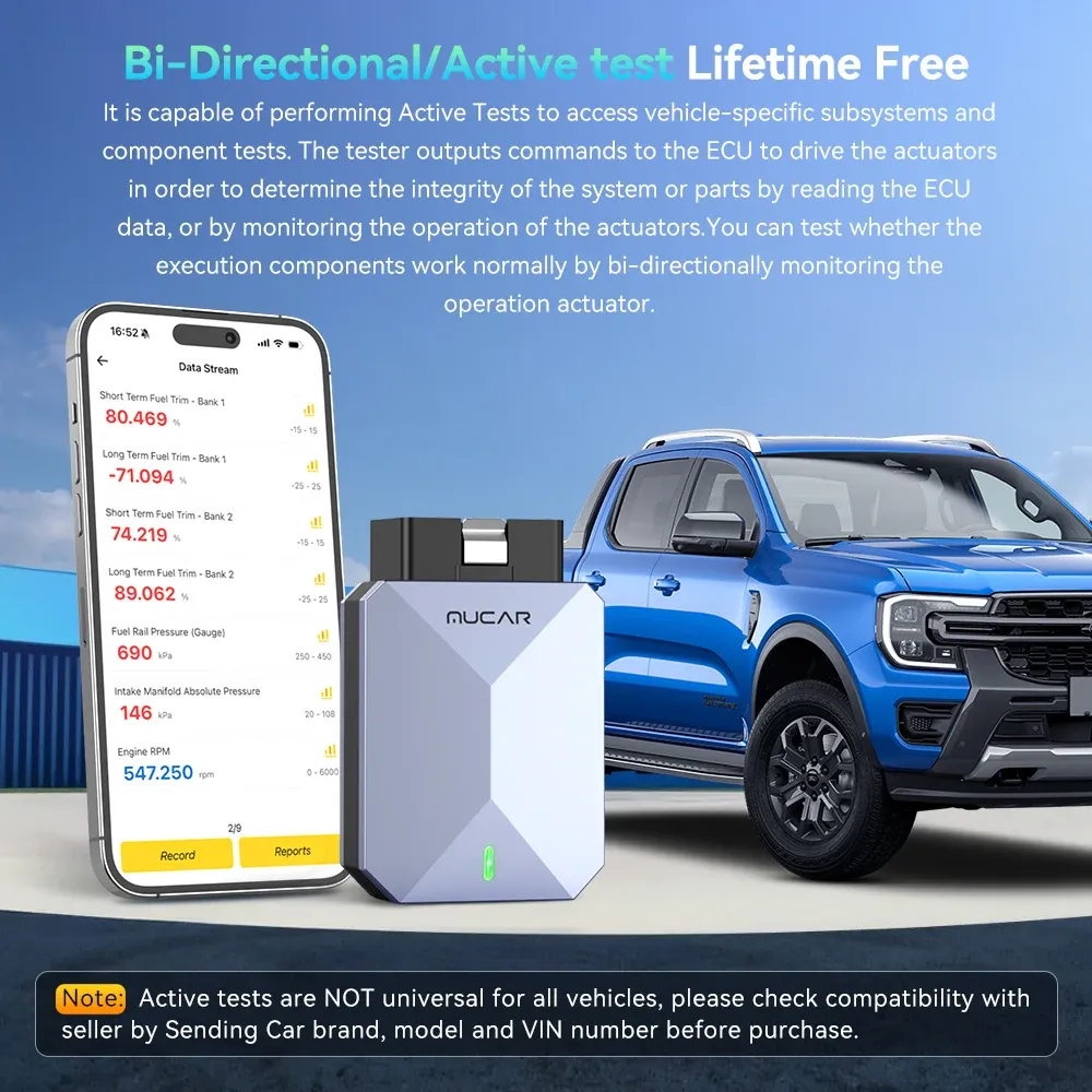 MUCAR BT200 MAX AI OBD2 Bluetooth Scanner