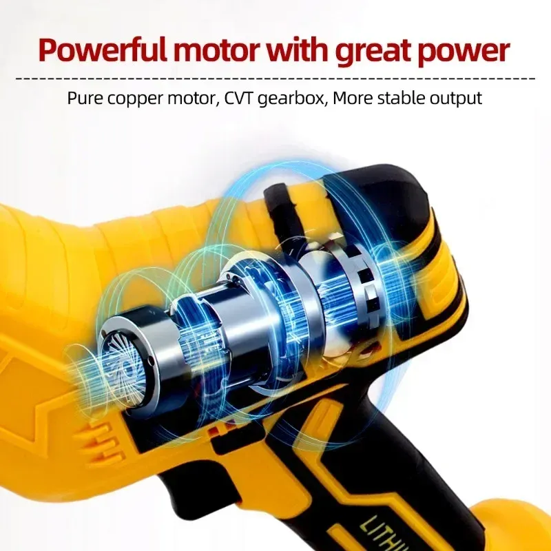 LISI 18V Cordless Reciprocating Saw for Makita Batteries