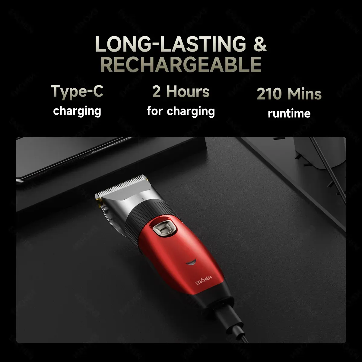 ENCHEN Sharp R Cordless Hair Clipper with Fine-Tuning Control