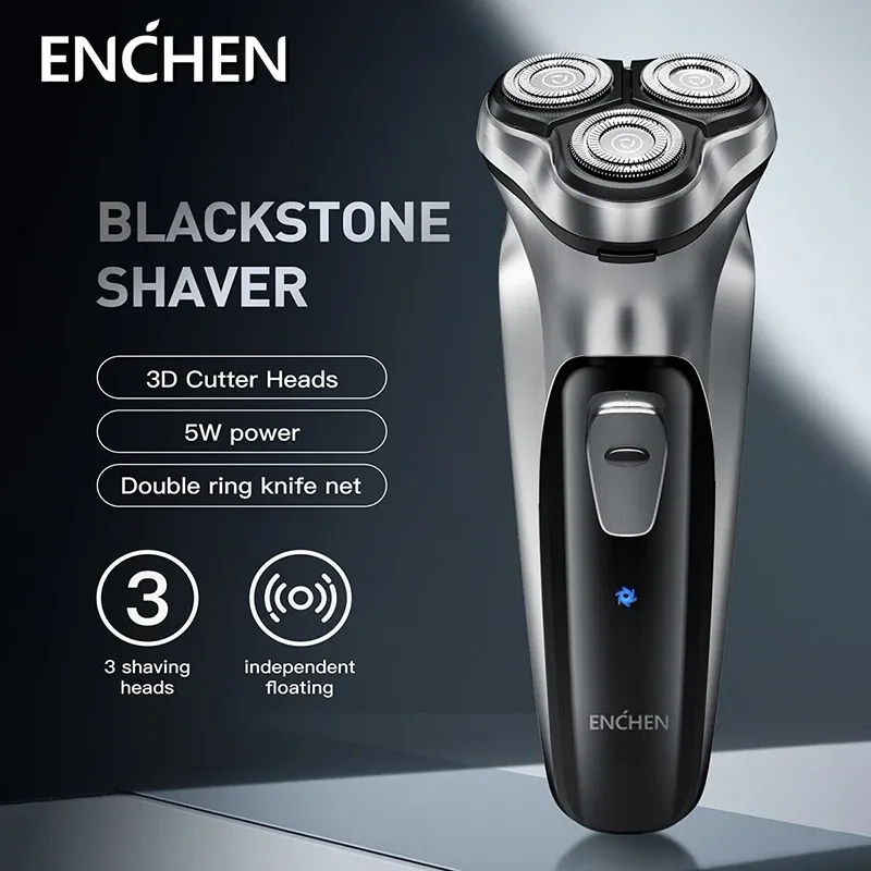ENCHEN Blackstone Rotary Shaver with 3D Floating Heads