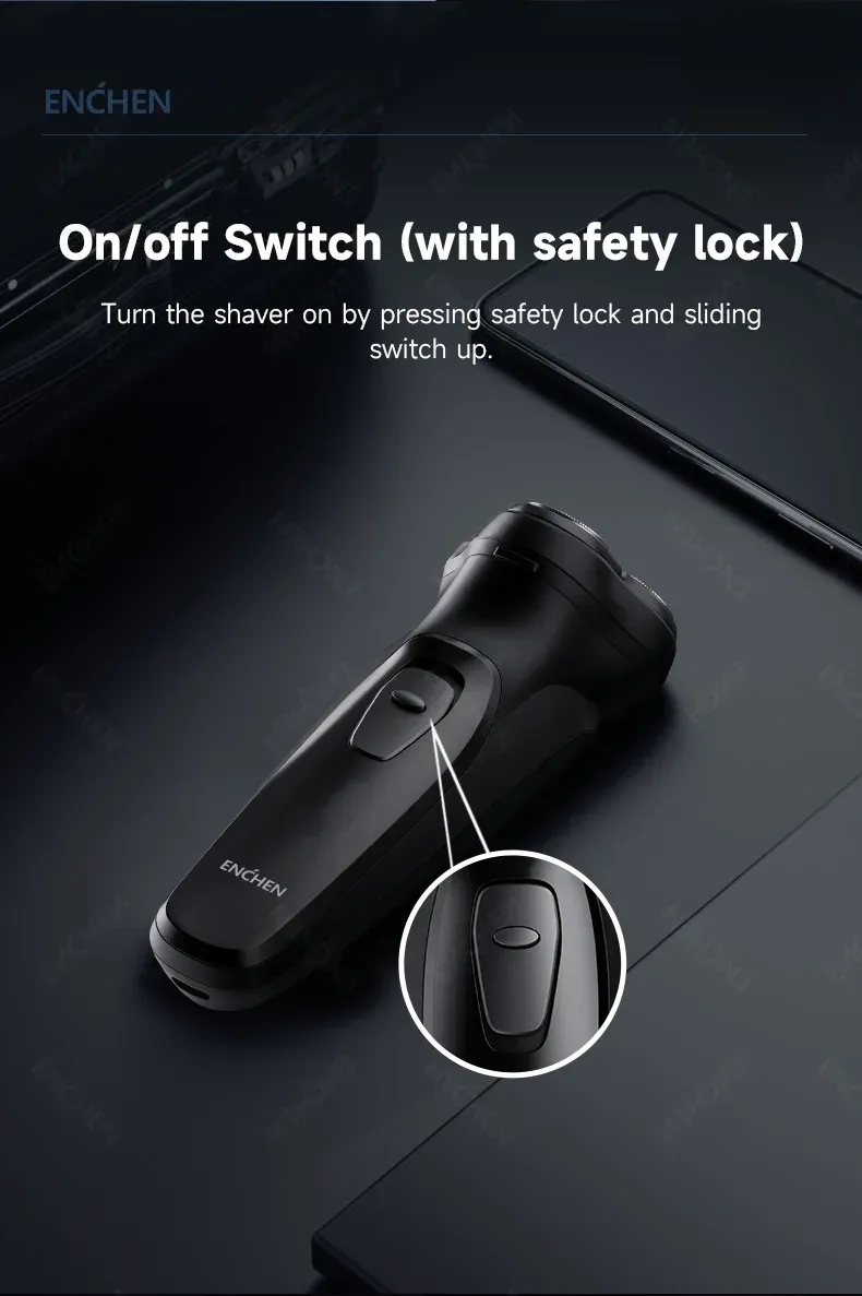 ENCHEN Blackstone-C 3D Rotary Shaver with Type-C Fast Charge