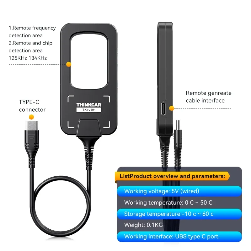 THINKCAR TKEY 101 Universal Car Key Programmer