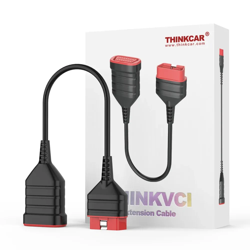 Mucar 16-Pin OBD2 Diagnostic Extension Cable for Thinkcar Scanners