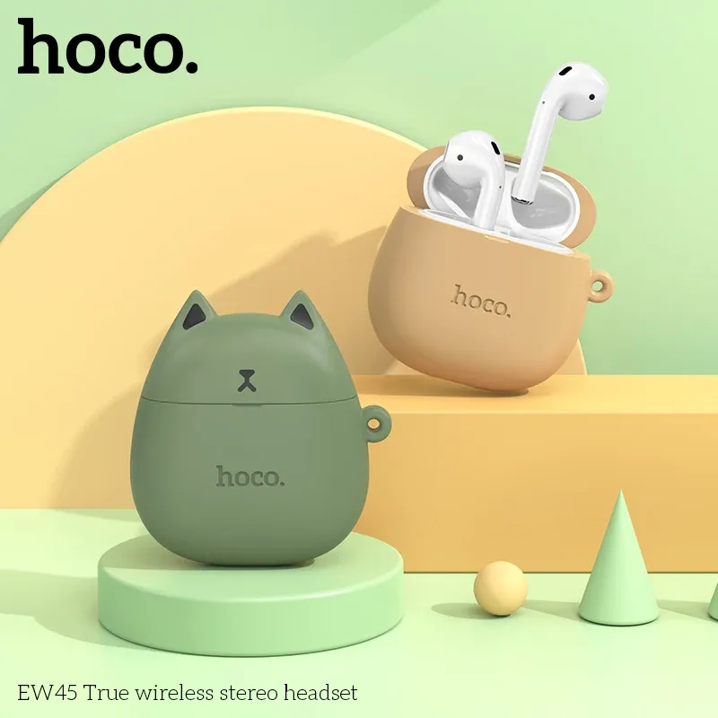 HOCO EW45 Mini True Wireless Earbuds with Charging Case