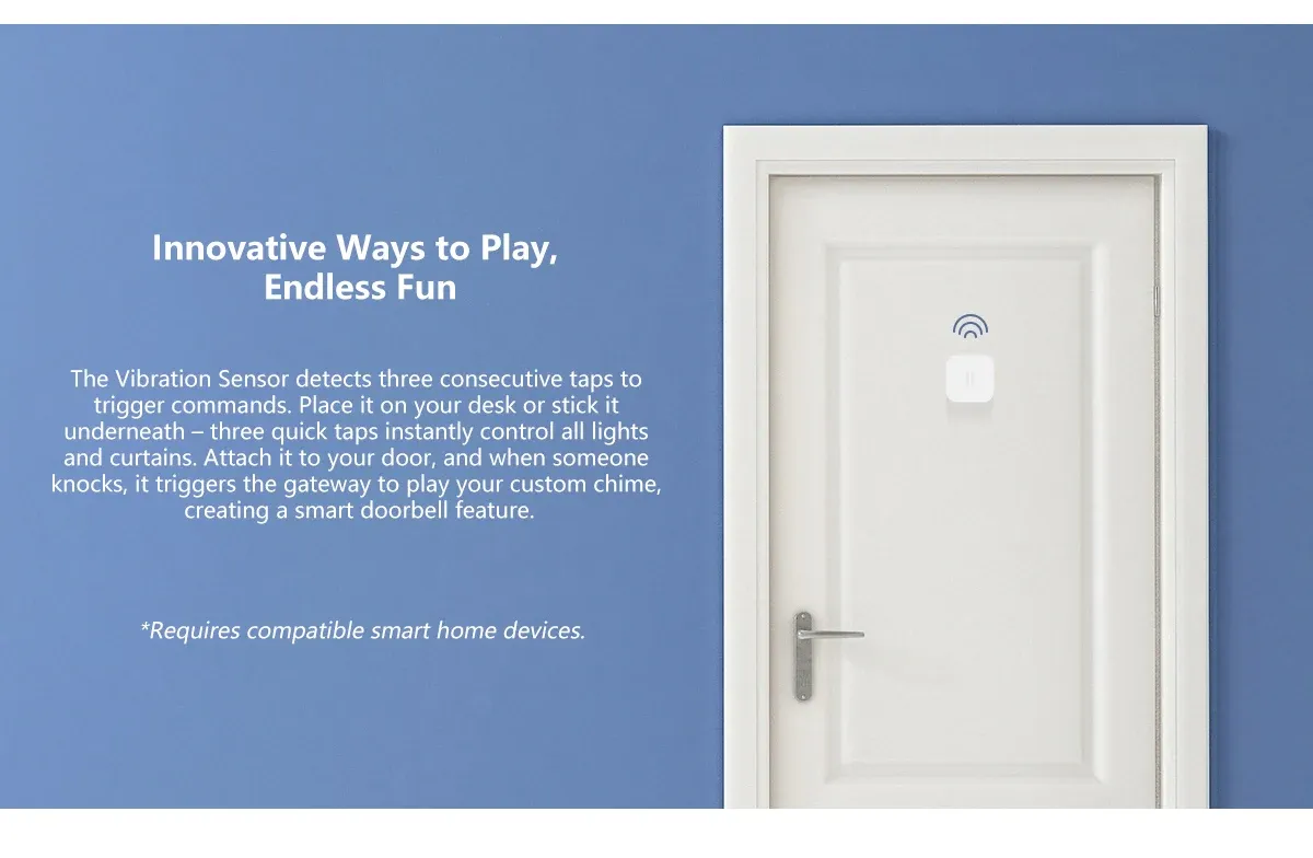 Aqara Zigbee Vibration Sensor for Smart Home Alerts