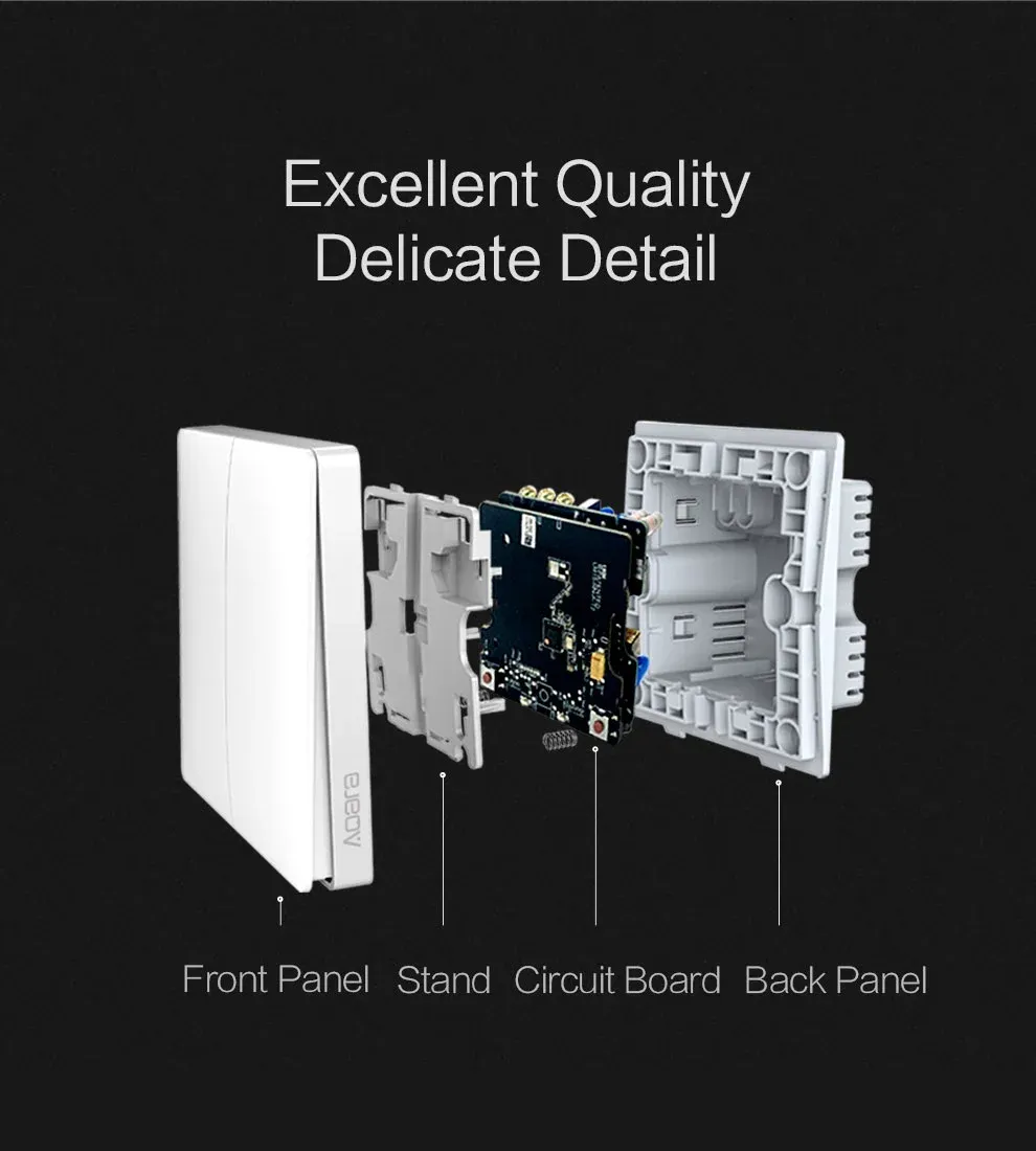 Aqara D1 Zigbee Triple-Button Smart Wall Switch