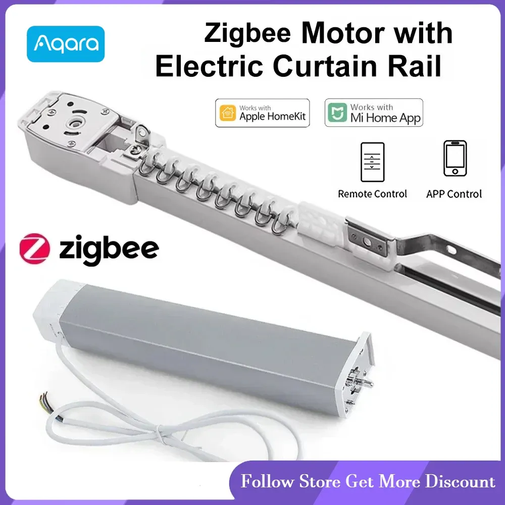 Aqara Zigbee Curtain Drive Motor with Track Set