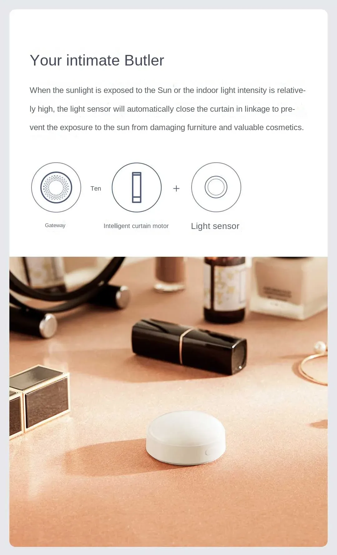 Aqara Light Sensor T1 Zigbee 3.0 Brightness Monitor
