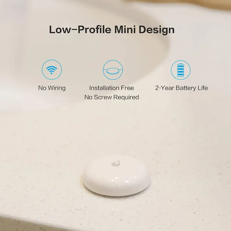 Aqara Zigbee Water Leak Detector for Smart Home Alerts