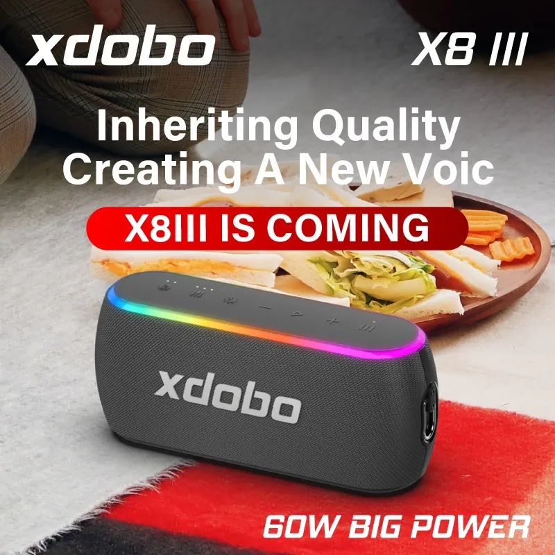 XDOBO X8 III Portable 60W Bluetooth Speaker
