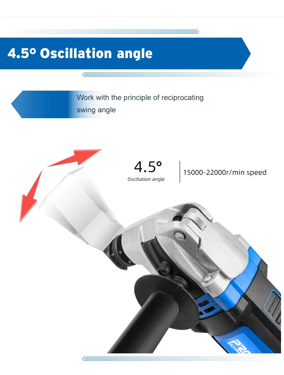 PROSTORMER Variable-Speed Oscillating Renovation Tool
