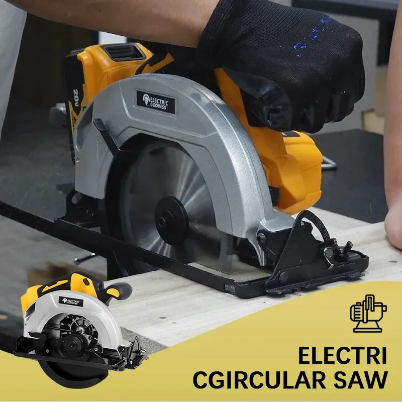 7-Inch Cordless Brushless Wood Cutting Saw for DEWALT 20V Batteries