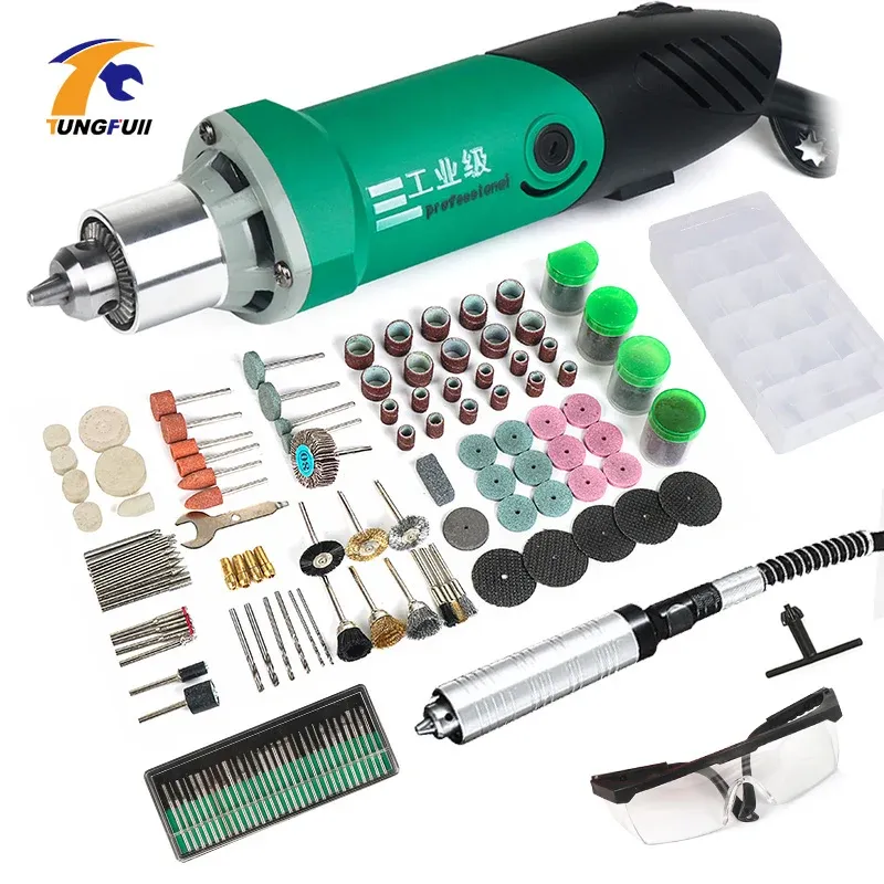 Tungfull 480W Corded Mini Rotary Drill with Flexible Shaft