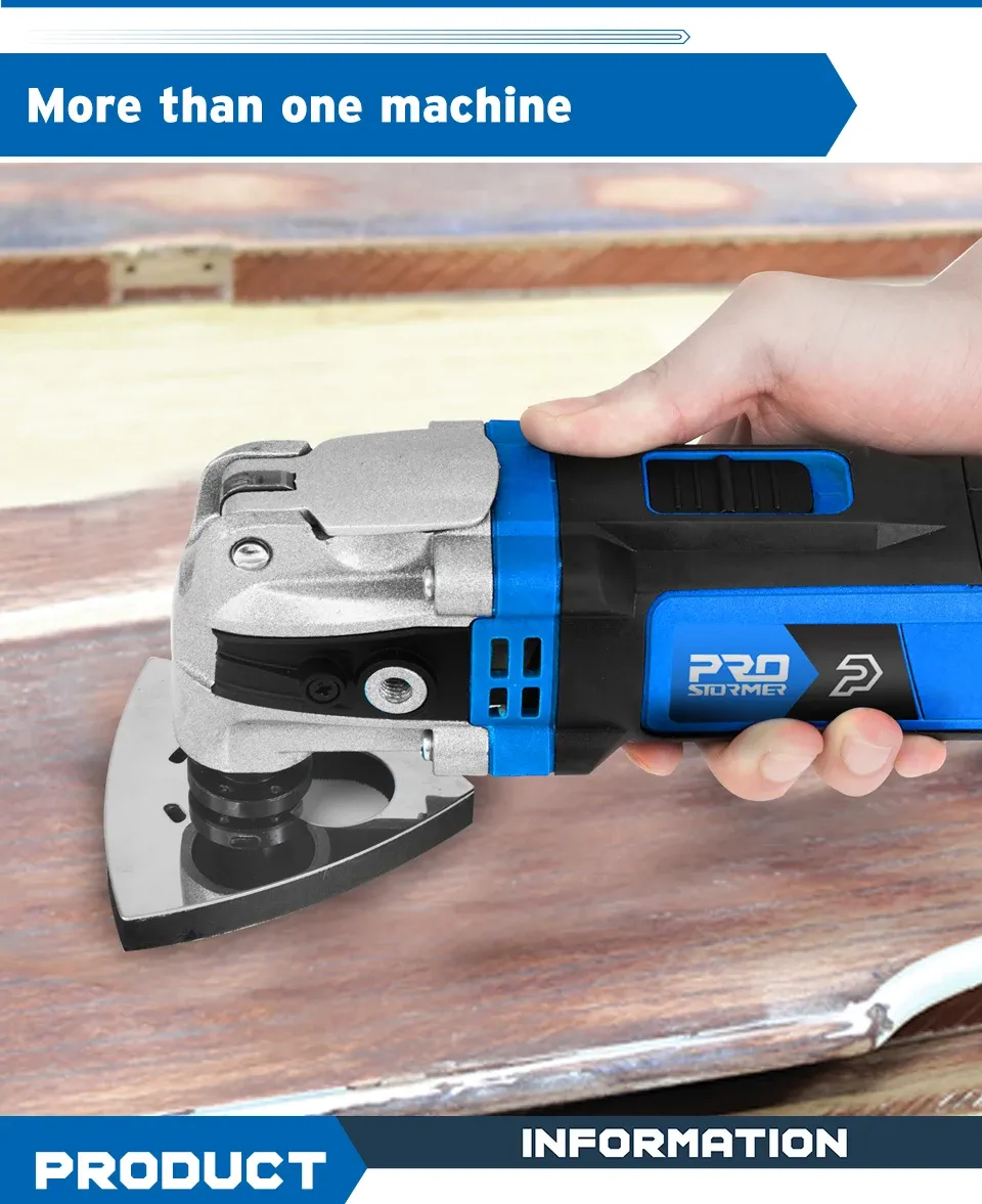 PROSTORMER Variable-Speed Oscillating Multi-Tool
