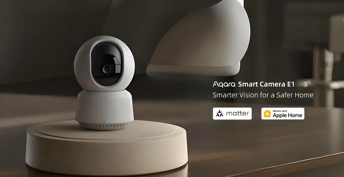 Aqara Smart Camera E1 2K Pan-Tilt Home Security Camera