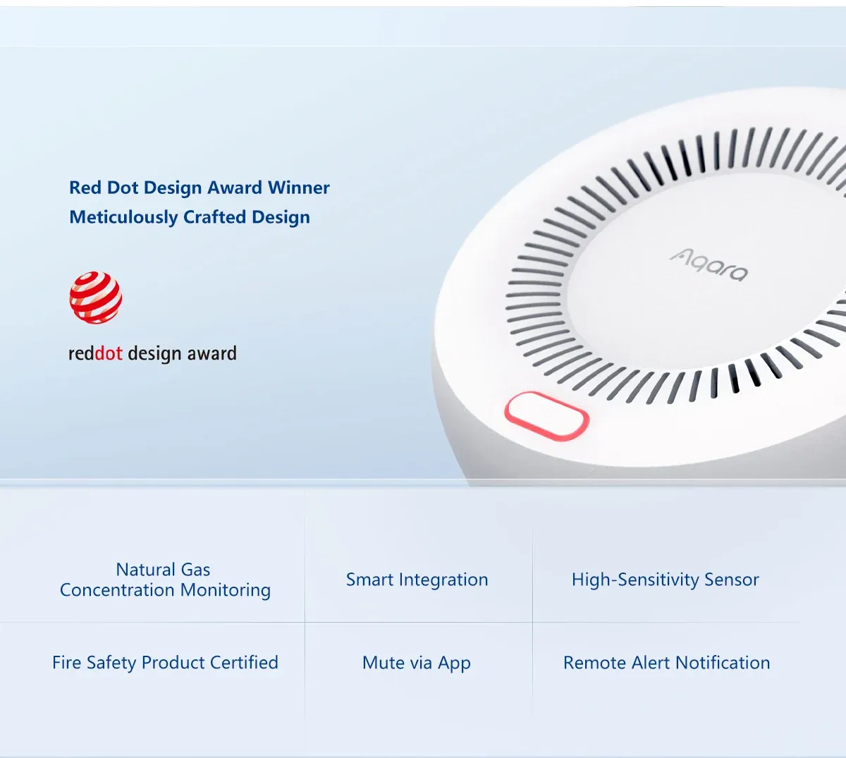 Aqara Smart Natural Gas Leak Detector for Home Safety