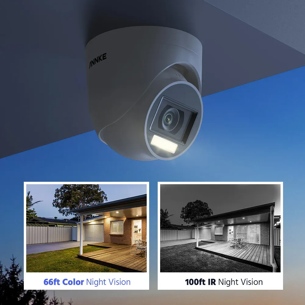 ANNKE 8-Channel 5MP Lite Wired DVR Camera System