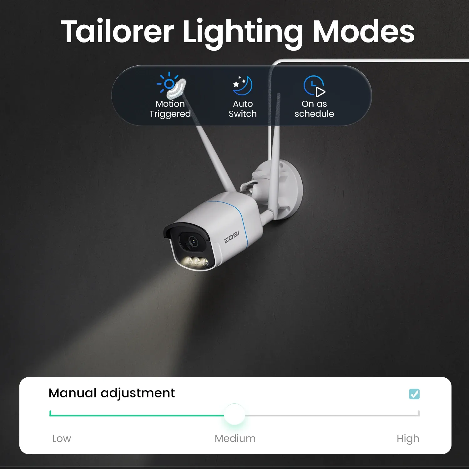 ZOSI 4K WiFi 6 8-Channel Aurora Lux Security Camera System