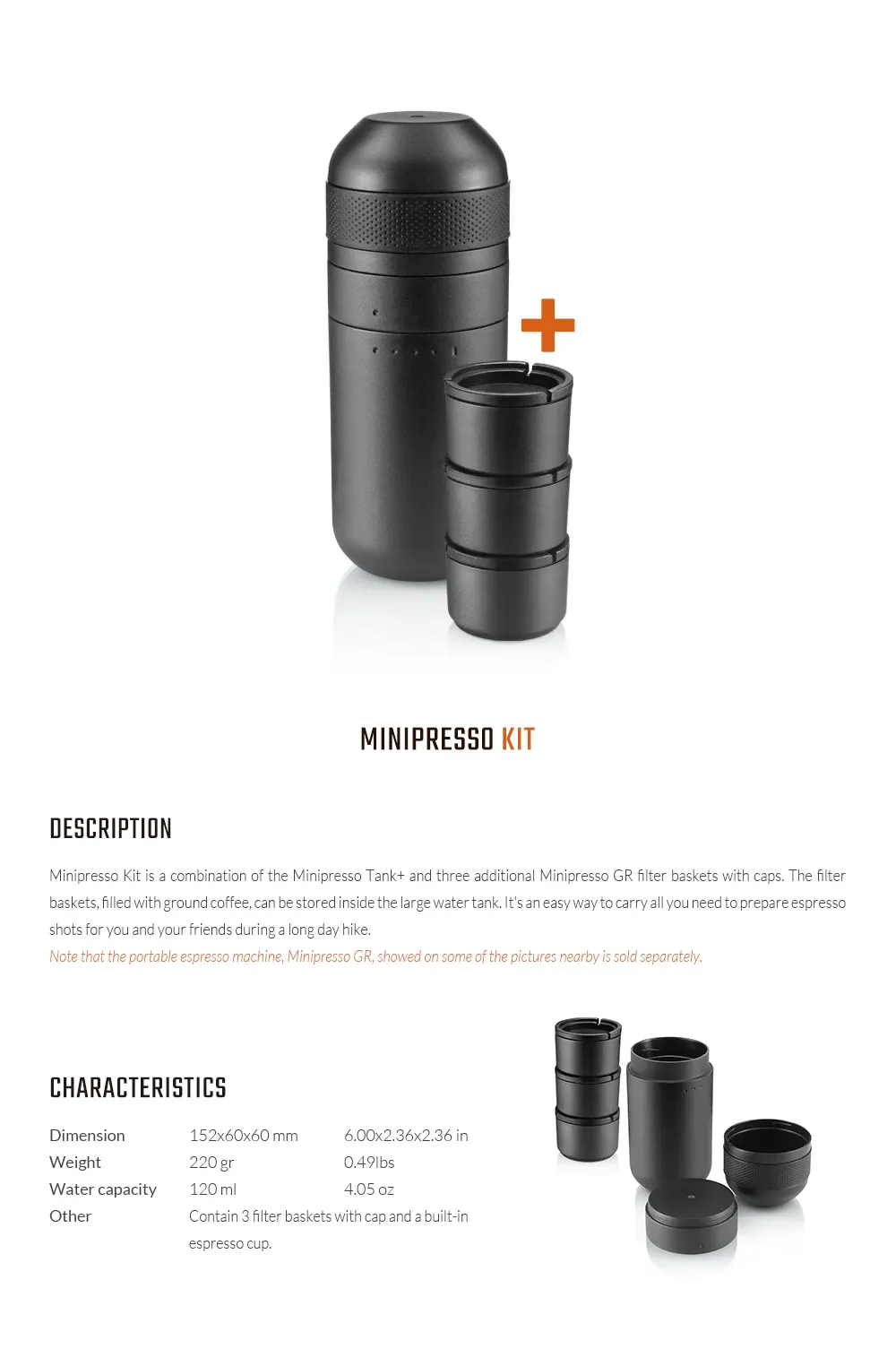 Wacaco Minipresso GR Accessory Kit