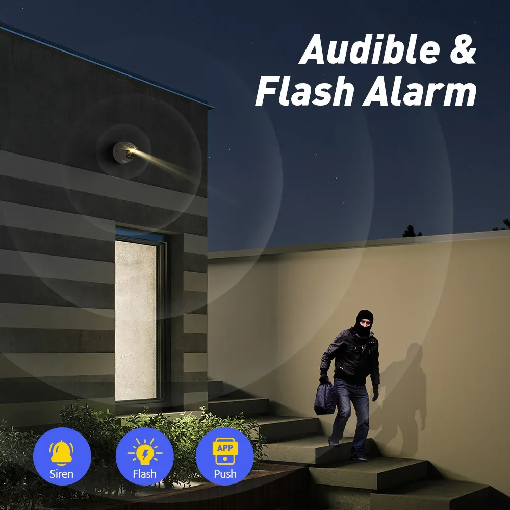 ANNKE 8MP PoE 4K Outdoor Bullet Camera with Dual Light and Audio
