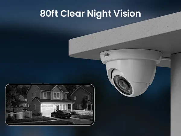 ZOSI 16-Channel 1080p Wired DVR Security Camera Kit