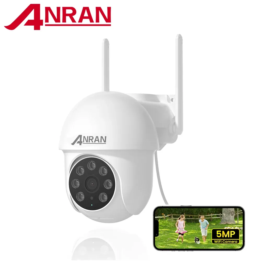 ANRAN 5MP Dual-Band Wired Dome Security Camera