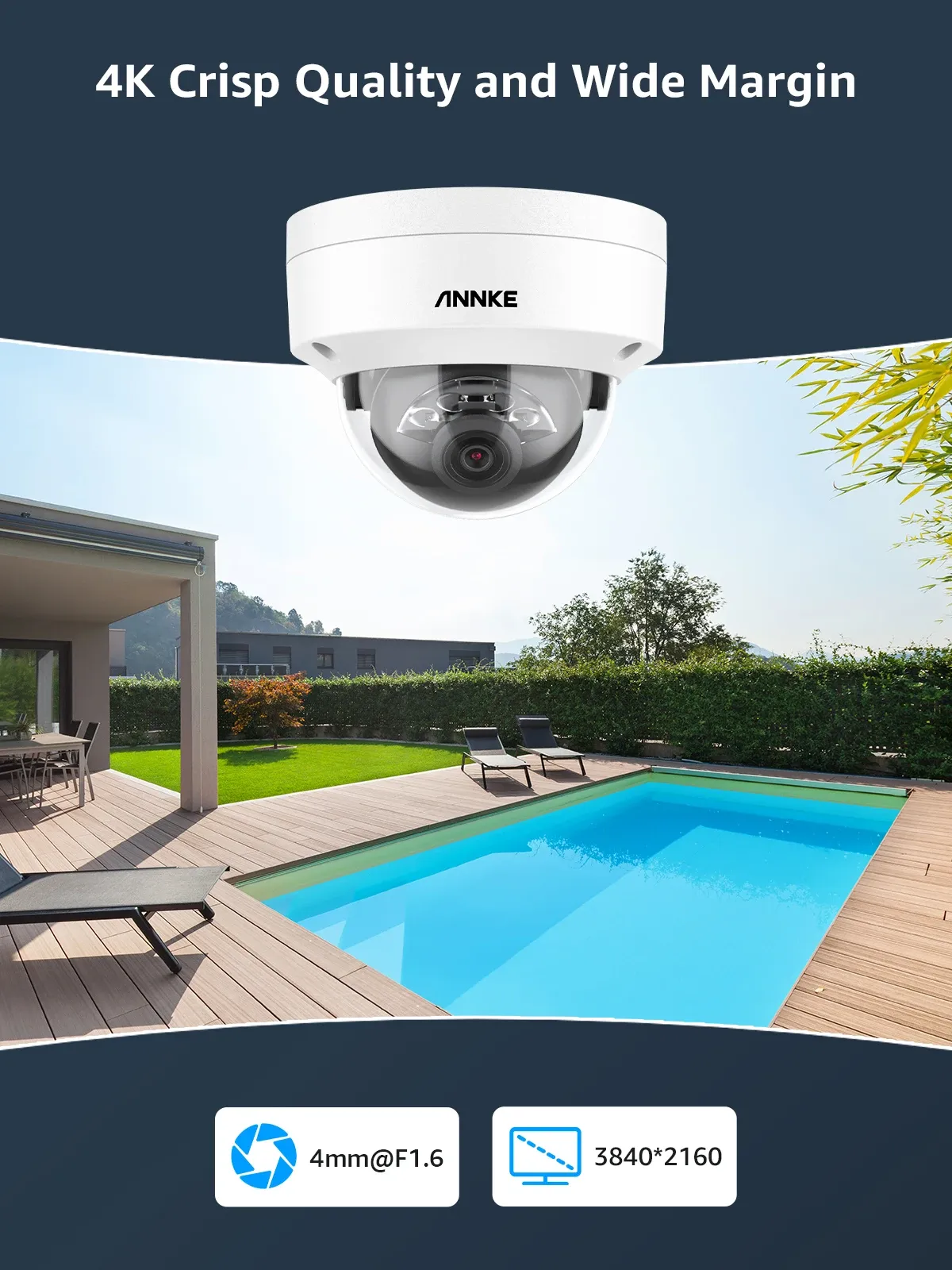 ANNKE 4K PoE 8-Channel NVR Security Camera Kit