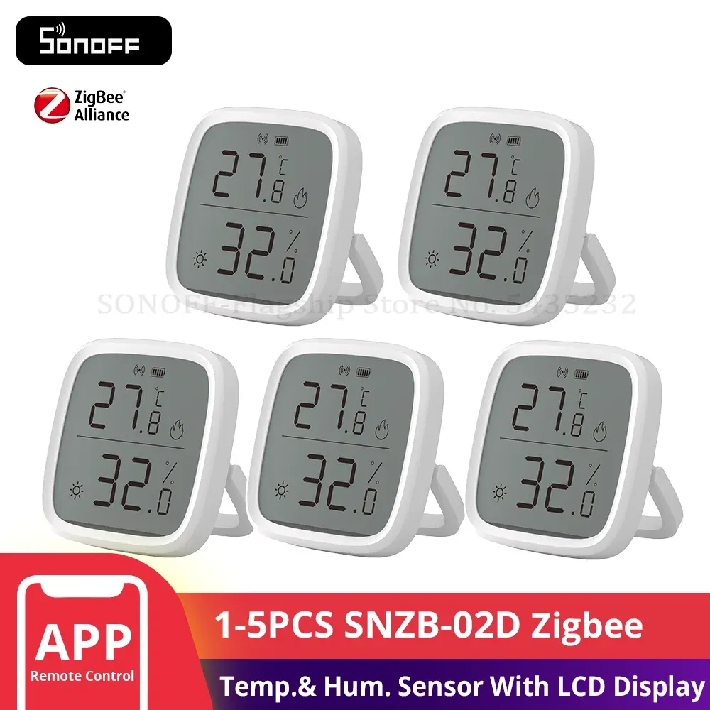 SONOFF SNZB-02D Zigbee LCD Temperature and Humidity Sensor
