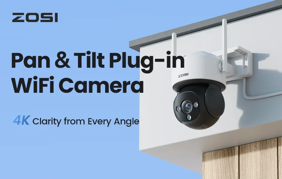 ZOSI C290 4K WiFi PTZ Smart Security Camera