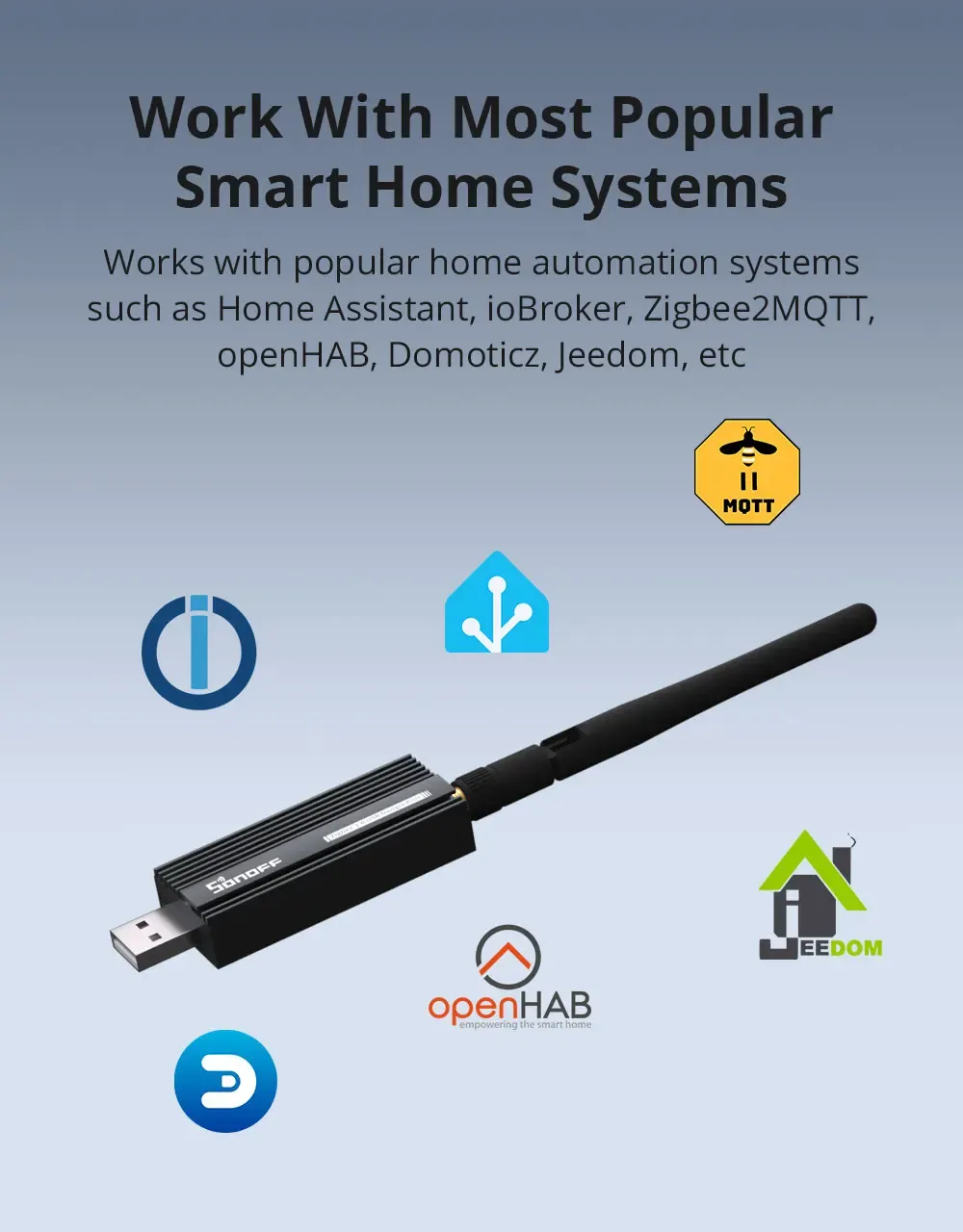 SONOFF Zigbee 3.0 USB Dongle E Coordinator for Home Assistant