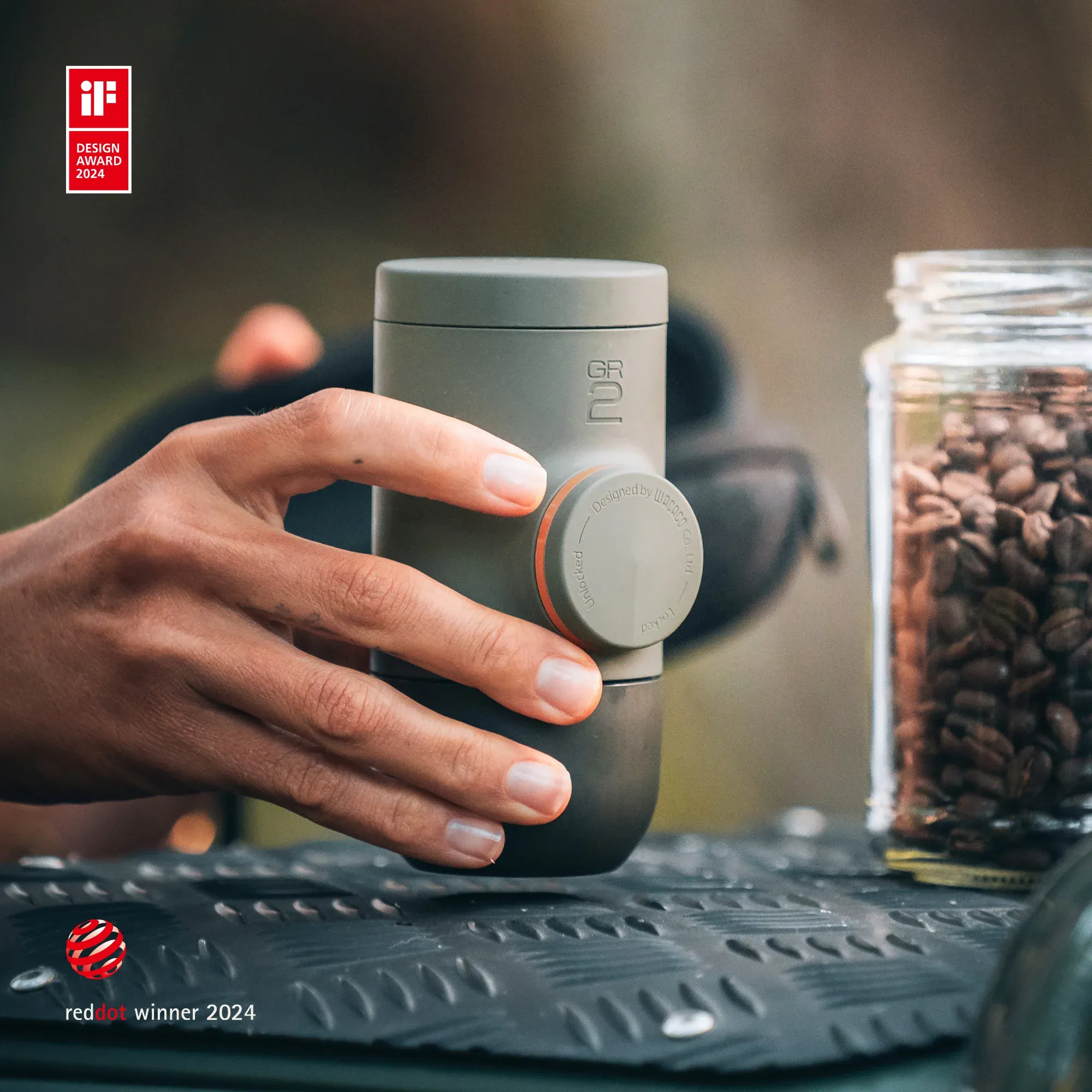 Wacaco Minipresso GR2 Portable Manual Espresso Maker
