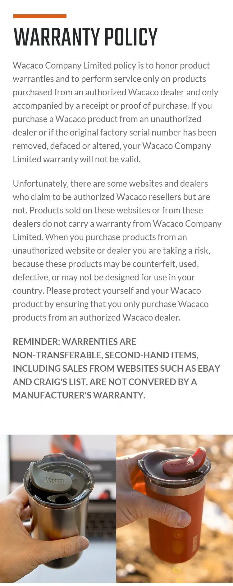 Wacaco Spill-Proof Drinking Lid for Pipamoka, Cuppamoka and Octaroma Lungo
