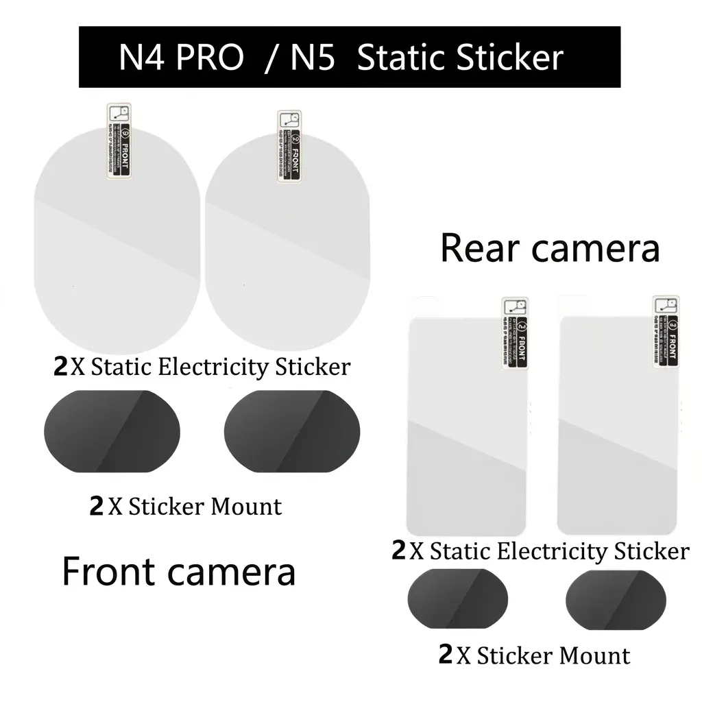 Vantrue dash cam static sticker set