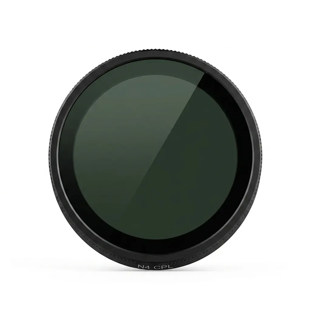Vantrue N4 CPL lens filter front view