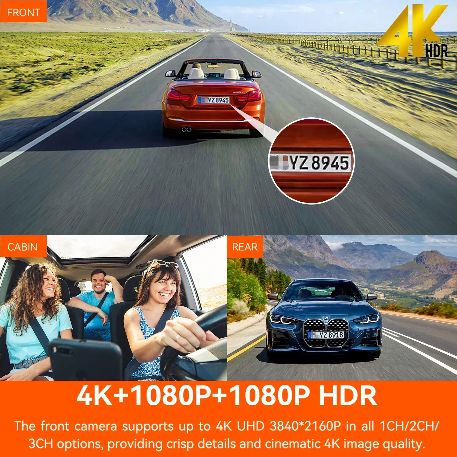 Vantrue N4 Pro 4K 3-Channel Wi-Fi Dash Cam