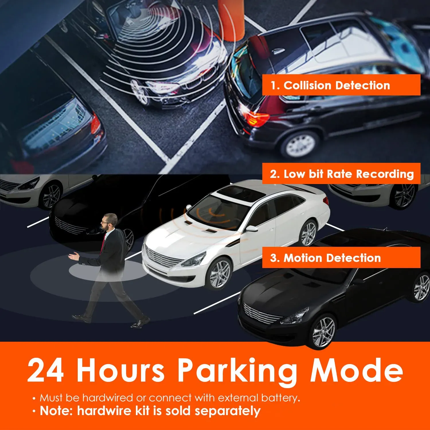 Vantrue N4 3-Channel 4K Dash Cam with IR Night Vision